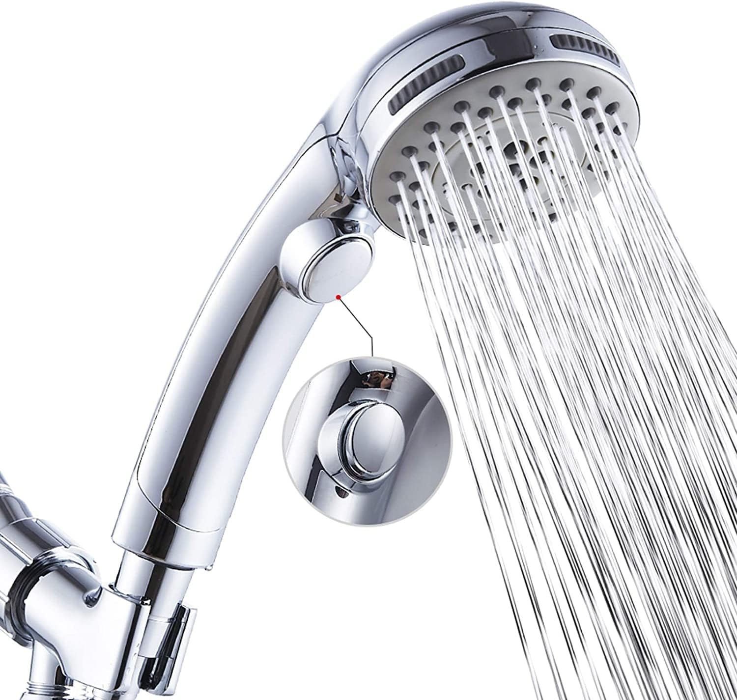 Spa & Wellness Dr Roy Sothers - High Pressure Shower Head with Handheld