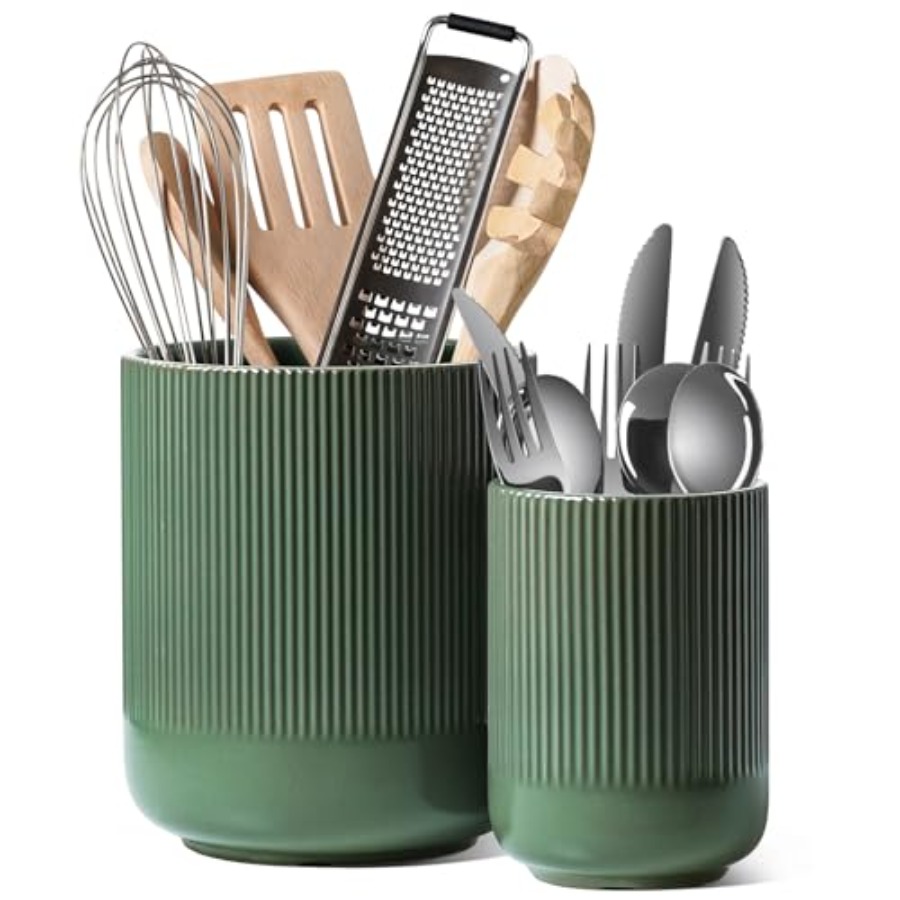 Spa & Wellness Dr Roy Sothers - Utensil Holder for Kitchen Counter, 7.3