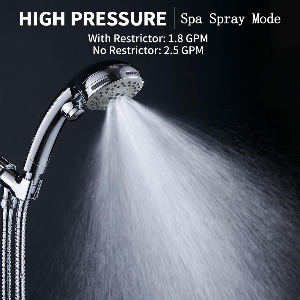 High Pressure Shower Head with - Spa & Wellness Dr Roy Sothers บทวิจารณ์และราคา