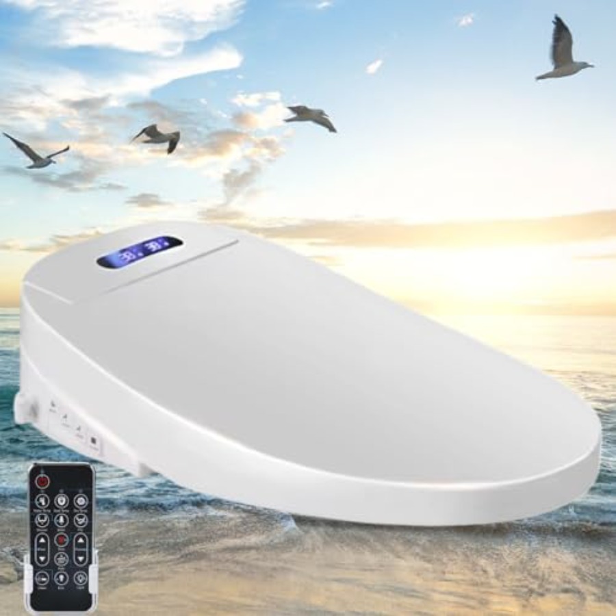 Electric Bidet Toilet Seat wit - Spa & Wellness Dr Roy Sothers บทวิจารณ์และราคา