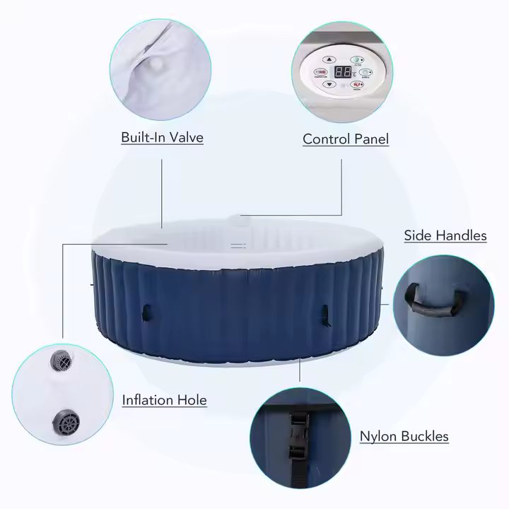 Outdoor Use 6 Person Round Inf - Spa & Wellness Dr Roy Sothers บทวิจารณ์และราคา