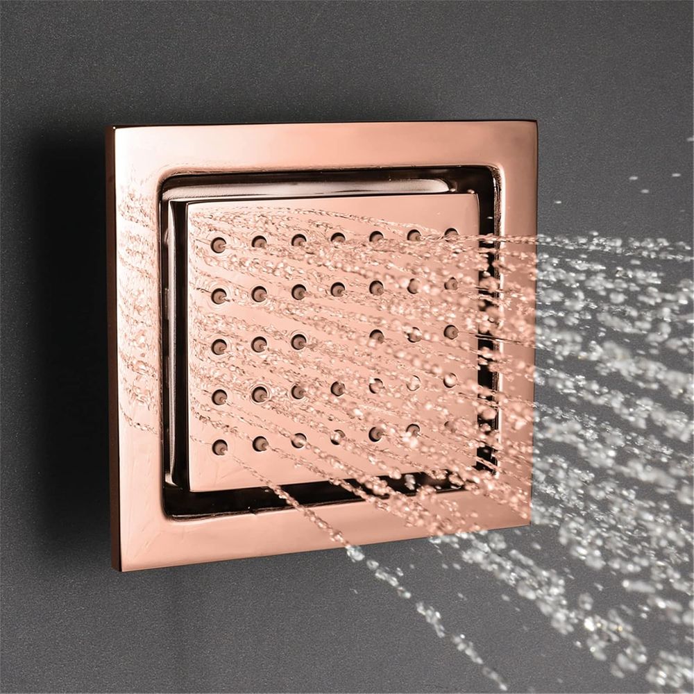 4-Piece Solid Brass Square Sho - Spa & Wellness Dr Roy Sothers บทวิจารณ์และราคา