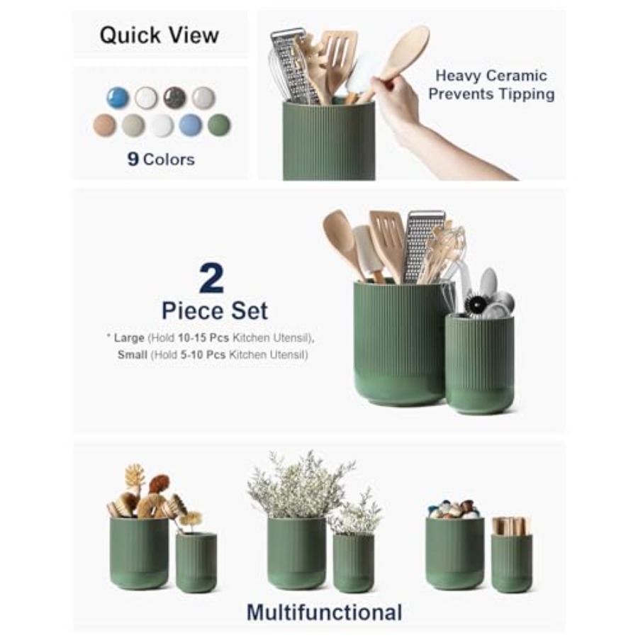 Utensil Holder for Kitchen Cou - Spa & Wellness Dr Roy Sothers บทวิจารณ์และราคา